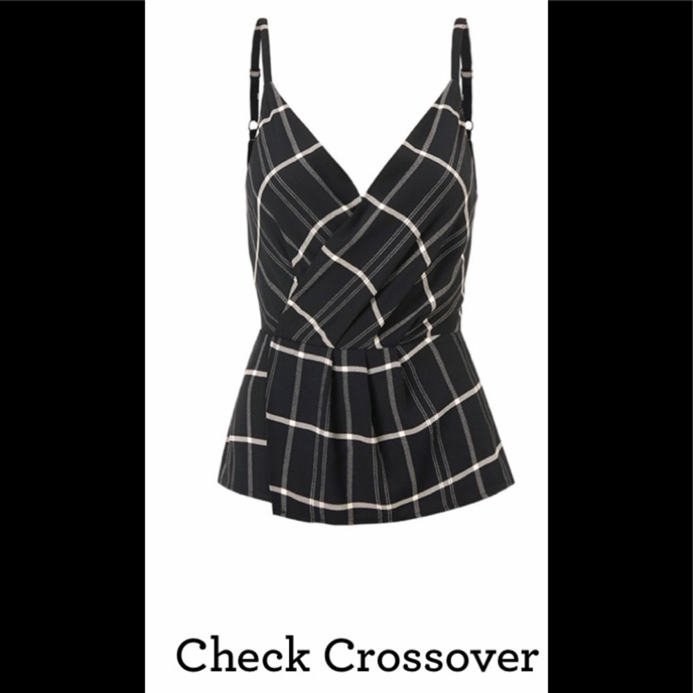 Cabi Check Crossover Cami Size 16 New without tag